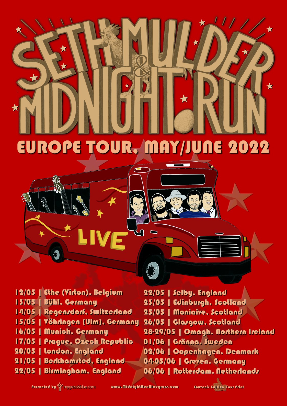 Seth Mulder & Midnight Run Europe 2022