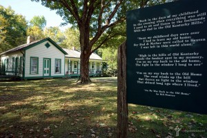#BluegrassTrails. Bill Monroe's restored Old Homeplace, Pigeon Ridge, Rosine, Ohio County, Kentucky. September 28, 2016.