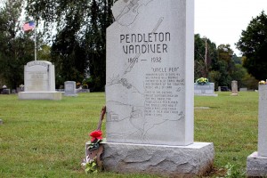 #BluegrassTrails. Uncle Pen's grave, Rosine Cemetery, Rosine, Ohio County, Kentucky. September 28, 2016.