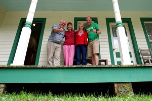 #BluegrassTrails. On the porch of Bill Monroe's restored Old Homeplace, Pigeon Ridge, Rosine, Ohio County, Kentucky. September 28, 2016.
