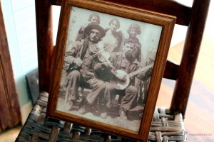 #BluegrassTrails. Uncle Pen picture in Bill Monroe's restored Old Homeplace, Pigeon Ridge, Rosine, Ohio County, Kentucky. September 28, 2016.